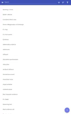 Evidence law android App screenshot 3